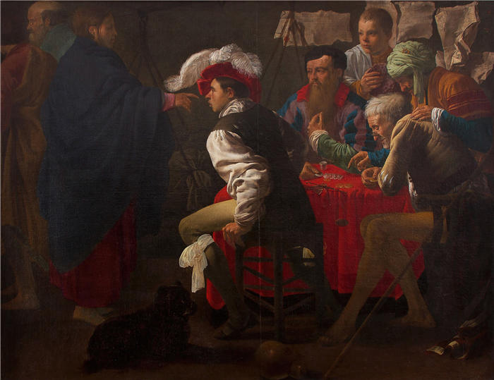 亨德里克·特·布鲁根（Hendrick ter Brugghen，荷兰画家）高清作品-《圣马太的召唤（1620）》