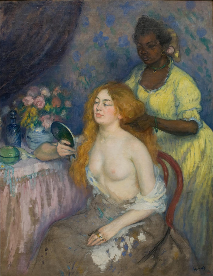 Ricard Canals i Llambí(西班牙画家)高清作品-《香水 (1903)》