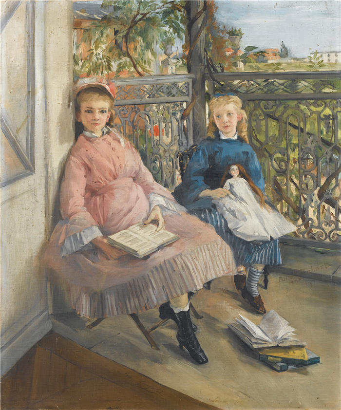 伊娃·冈萨雷斯（Eva Gonzalès，法国画家）高清作品-《拉芬特雷 (1865-70)》