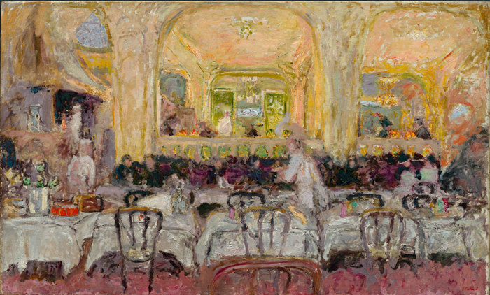 爱德华·维亚尔(Édouard Vuillard，法国画家)作品-咖啡厅韦普勒
