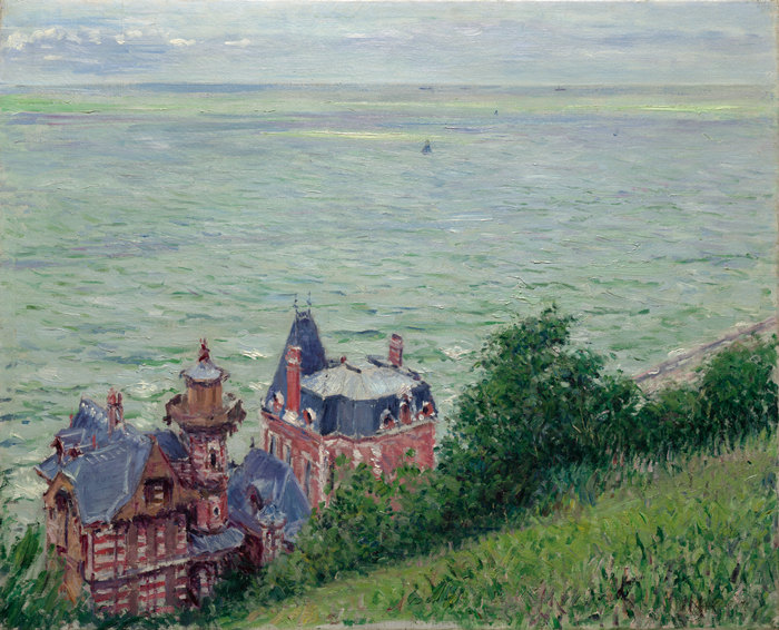 古斯塔夫·卡耶博特（Gustave Caillebotte，法国画家）-特鲁维尔的别墅 1884年