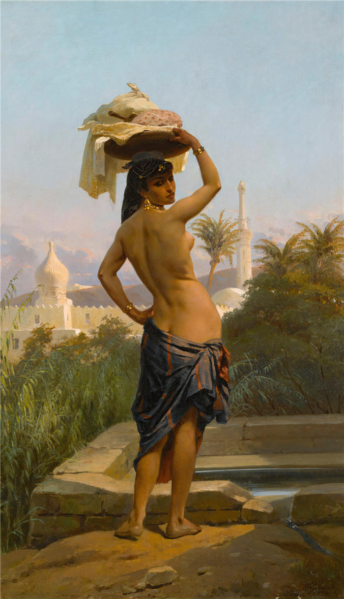 欧仁·吉罗（Eugène Giraud，法国画家）高清作品-《青年拉凡迪埃 (1841)》