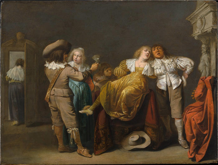彼得·扬斯·夸斯特（Pieter Jansz. Quast，荷兰人，1605-1647）-欢乐派对（约 1635–38 年）