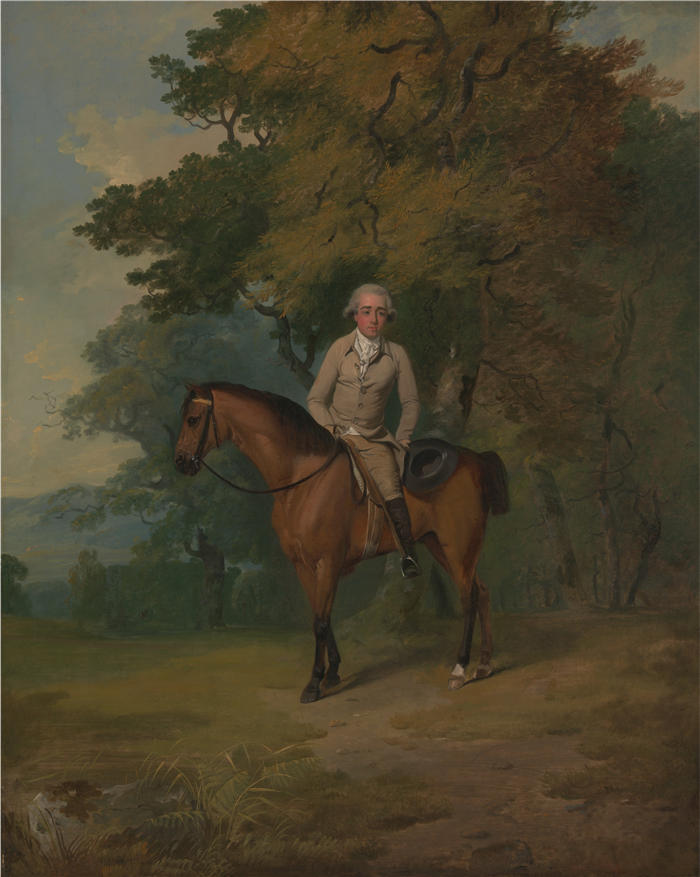 弗朗西斯·惠特利（Francis Wheatley，英国画家）高清作品-《亨利·阿丁顿，后来的第一代西德茅斯子爵》