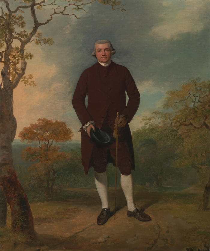 弗朗西斯·惠特利(Francis Wheatley,英国画家)高清作品-《一个男人的肖像》
