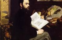 前1000幅世界名画-爱德华・马奈作品《埃米尔左拉像》