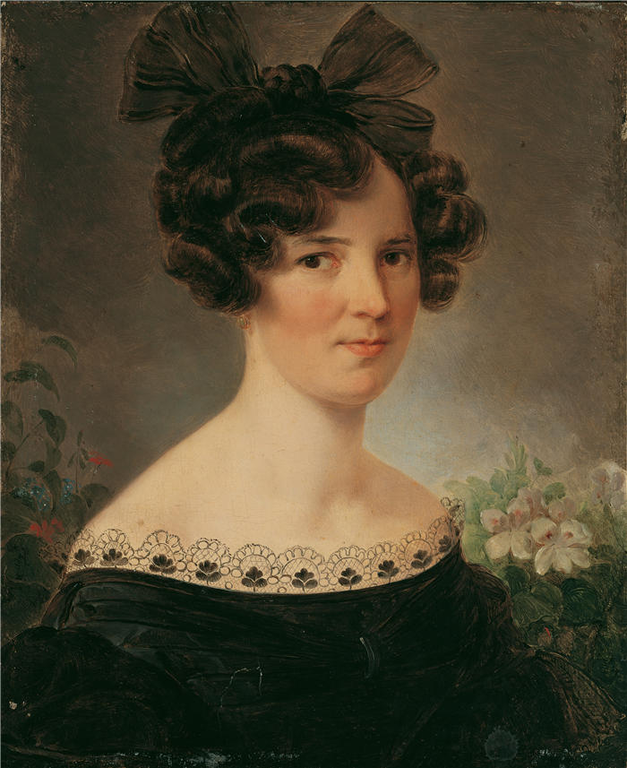 彼得·芬迪(Peter Fendi，奥地利画家)作品-《特蕾莎·洛克特 (1829)》