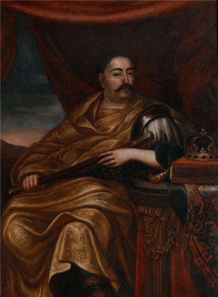 扬·特里修斯（Jan Tricius，波兰画家，1620 年 - 大约 1692 年）作品-约翰三世索别斯基的肖像