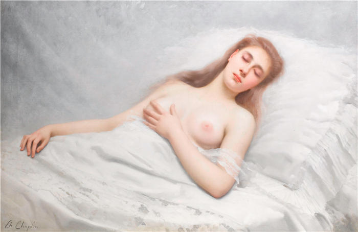 查尔斯·卓别林（Charles Chaplin，法国画家）高清作品-《遐想》