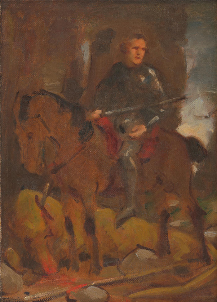 米兰·托姆卡·米特洛夫斯基(Milan Thomka Mitrovský,斯洛伐克画家)作品-《历史绘画研究(1901-1950)》