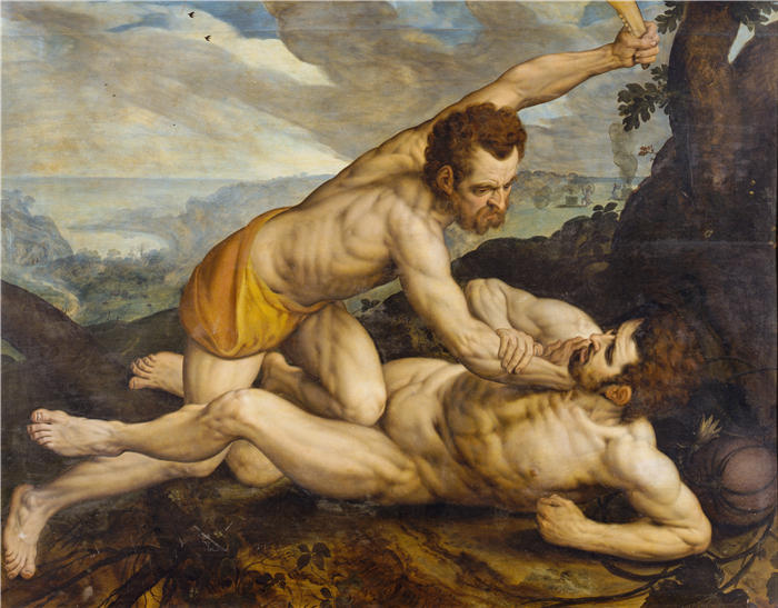 弗兰斯·弗洛里斯（Frans Floris，比利时画家）高清作品-《该隐和亚伯 (1531 – 1570)》