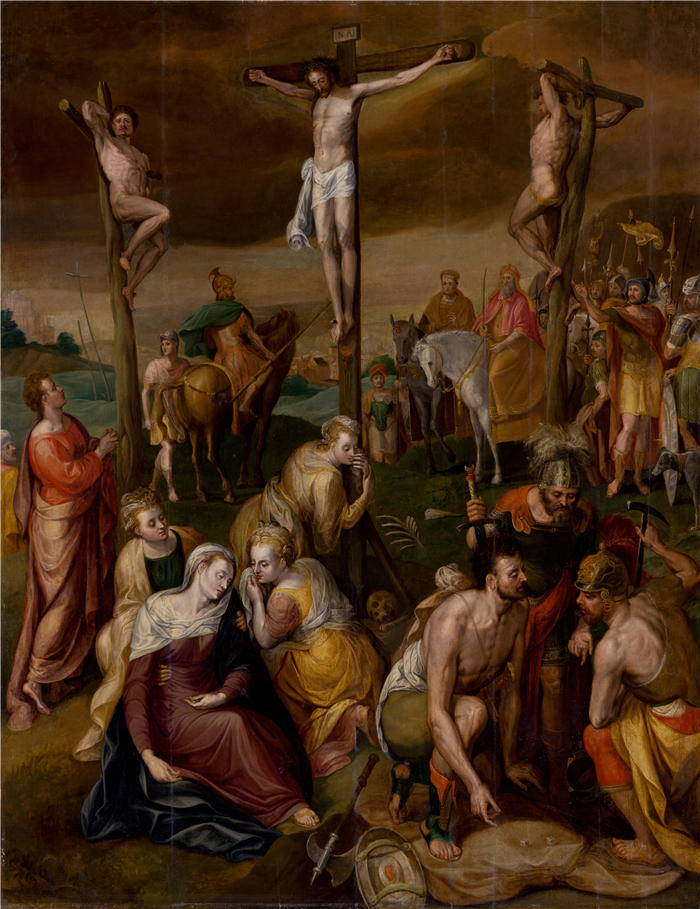 弗兰斯·弗洛里斯（Frans Floris，比利时画家）高清作品-《受难（1560 – 1570）》