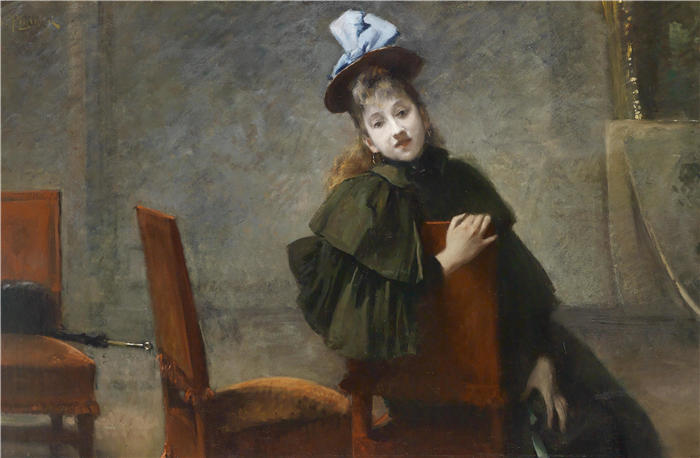 布鲁诺·皮格海因(Bruno Piglhein,德国画家,1848-1894 年)作品-我是瓦特齐默