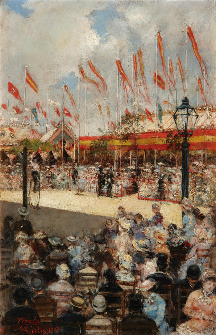 何塞·皮内洛（José Pinelo ，西班牙，1861-1922）-La Feria De Cádiz（加的斯博览会）（1882 年）