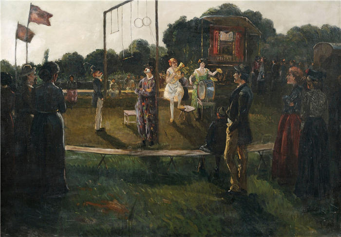 阿曼杜斯·福尔(Amandus Faure,德国,1874-1931)作品-流浪者 (1905)