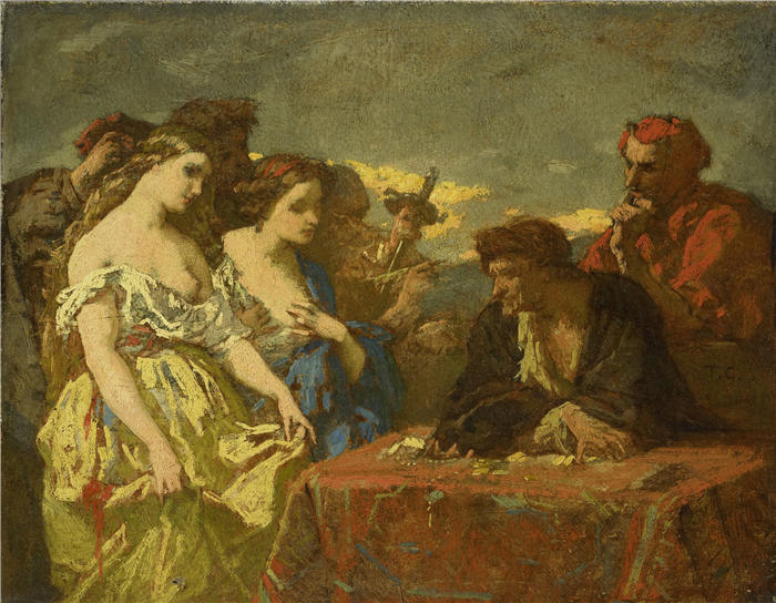 托马斯·库图尔（Thomas Couture，法国画家）高清作品-《对黄金的渴望（1840 - 1879）》