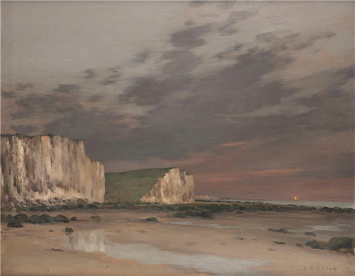 让·查尔斯·卡津（Jean Charles Cazin，法国画家）高清作品-《梅尼尔瓦尔 (1894)》