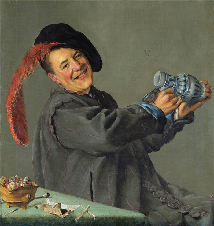 朱迪思·莱斯特（Judith Leyster，荷兰画家）高清作品-《快乐的饮酒者（1629）》