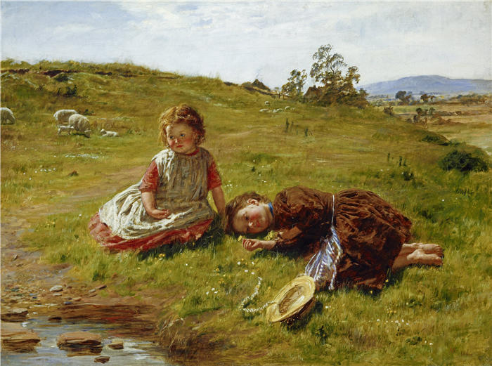 威廉·麦克塔格特(William McTaggart，苏格兰画家)作品-《春天》