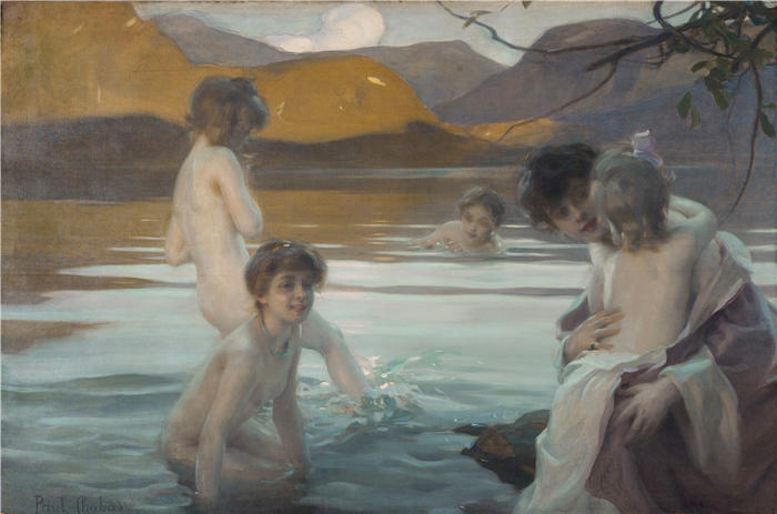 保罗·埃米尔·查巴斯（Paul Émile Chabas，法国画家）高清作品-《总理贝恩 (1907)》