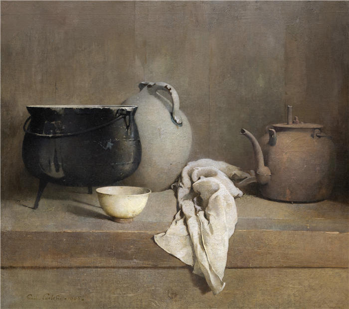 埃米尔·卡尔森(Emil Carlsen),美国画家,1848–1932 年-格雷研究(1906 年)
