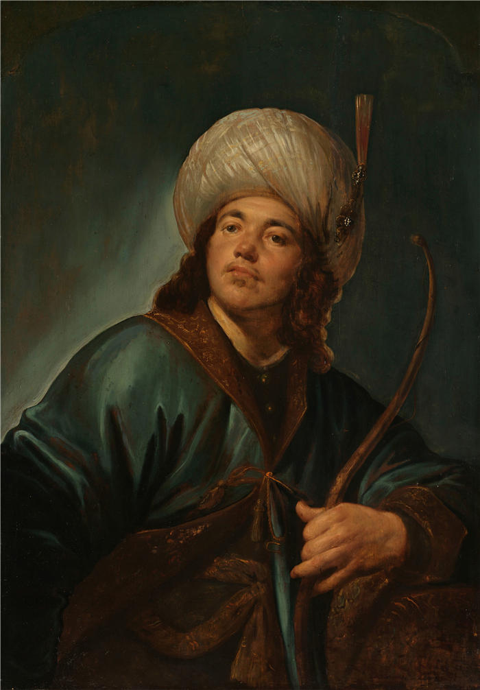 彼得·弗兰兹(Pieter Fransz,荷兰画家)高清作品-《东方人 (1640 - 1671)》