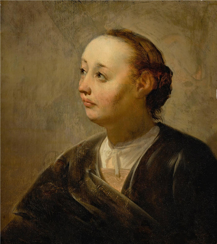 彼得·弗兰兹（Pieter Fransz，荷兰画家）高清作品-《一个女人的肖像》