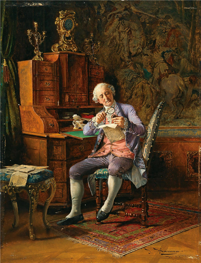 约翰·哈姆扎（Johann Hamza，德国，1850 - 1927 年）作品-封印