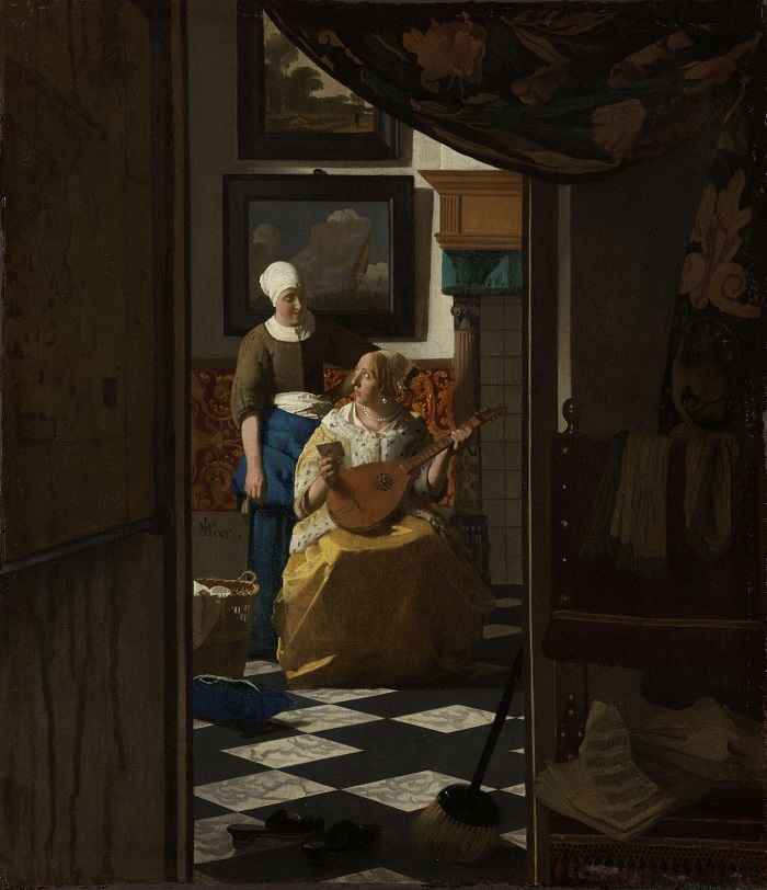 约翰内斯·维米尔（Johannes Vermeer）情书 (c. 1669 - c. 1670)