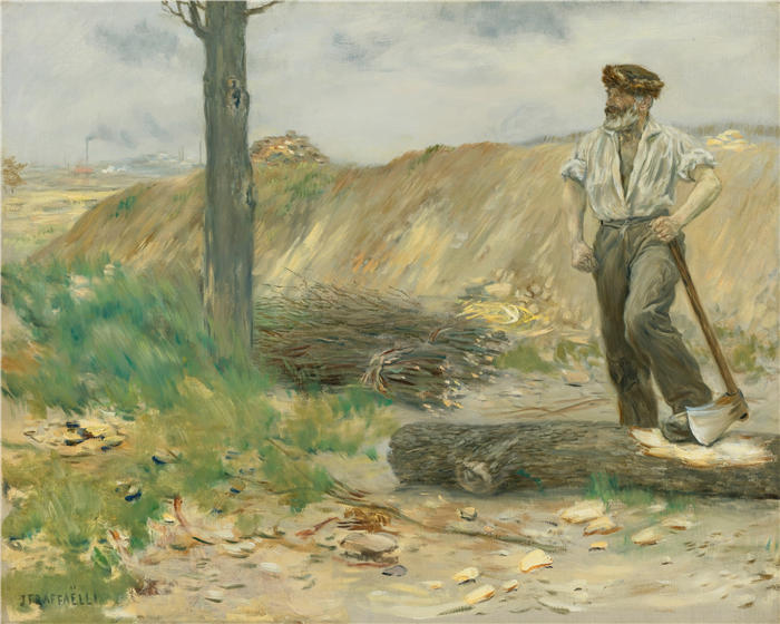 让·弗朗索瓦·拉法埃利（ Jean François Raffaëlli，法国画家）高清作品-《勒布雪龙》