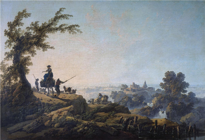 尚·巴蒂斯特·皮内蒙(Jean-Baptiste Pillement,法国画家)作品-动画风景(1785)