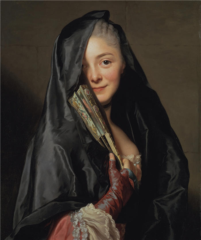 亚历山大·罗斯林( Alexander Roslin,瑞典画家) –戴面纱的女士(艺术家的妻子)(1768 年)