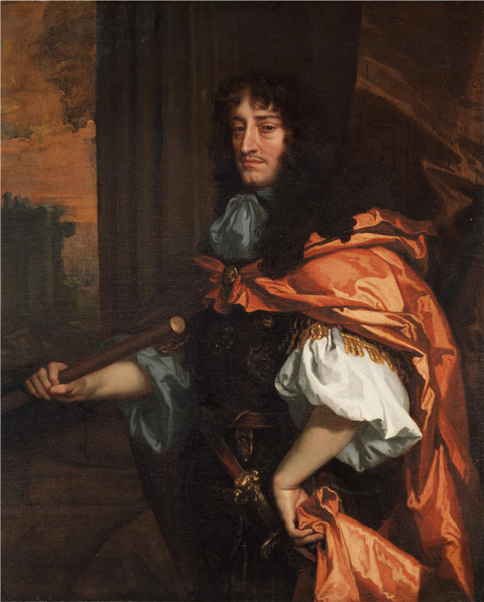彼得·莱利（Peter Lely，荷兰画家）高清作品-《莱茵河鲁珀特王子 (1666-1671)》