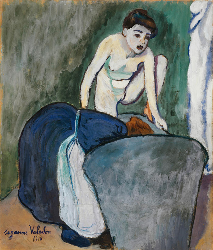 苏珊娜·瓦拉东（Suzanne Valadon，法国画家）-女孩 (1910)