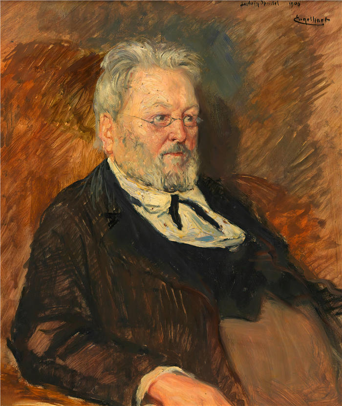 约瑟夫·恩格尔哈特（ Josef Engelhart，奥地利画家）作品-《路德维希·施皮德尔·施里夫斯特勒 (1906)》