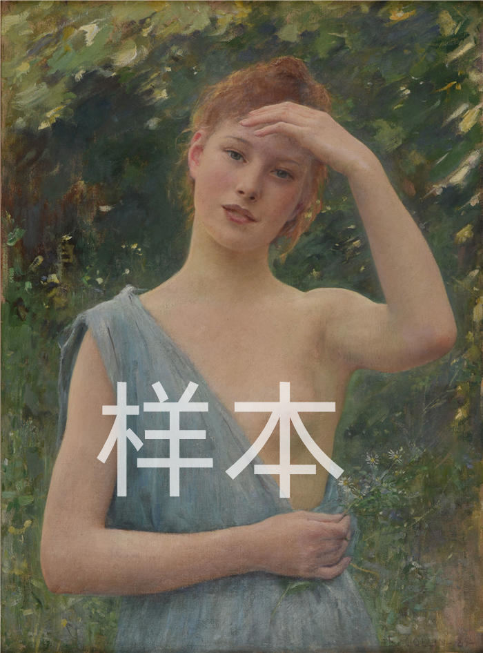 路易斯-约瑟夫-拉斐尔·科林 (Louis-Joseph-Raphaël Collin，法国画家)作品-《青春期 (1889)》