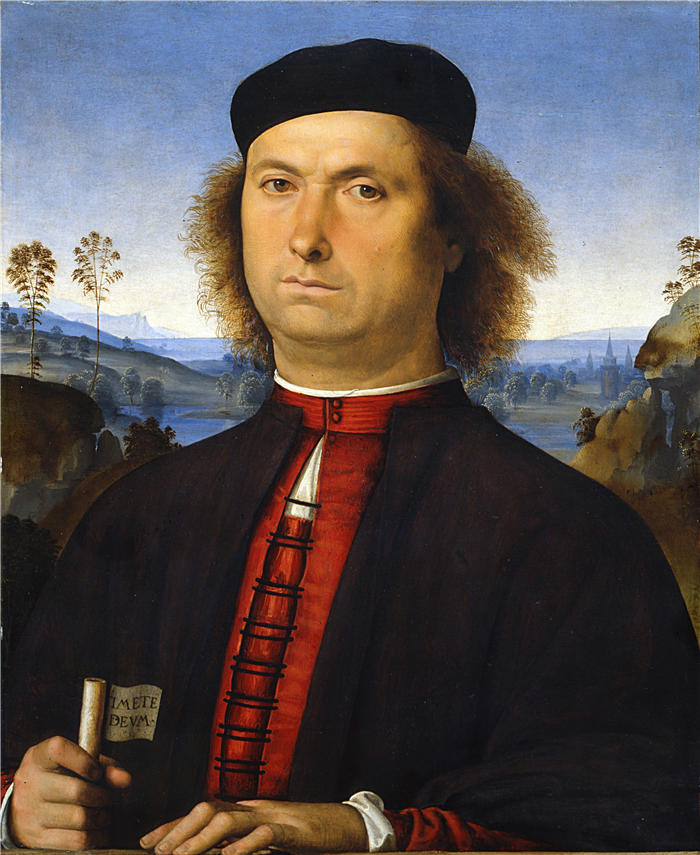 彼得罗·佩鲁吉诺（Pietro Perugino，意大利）-Francesco delle Opere 的肖像（1494 年）