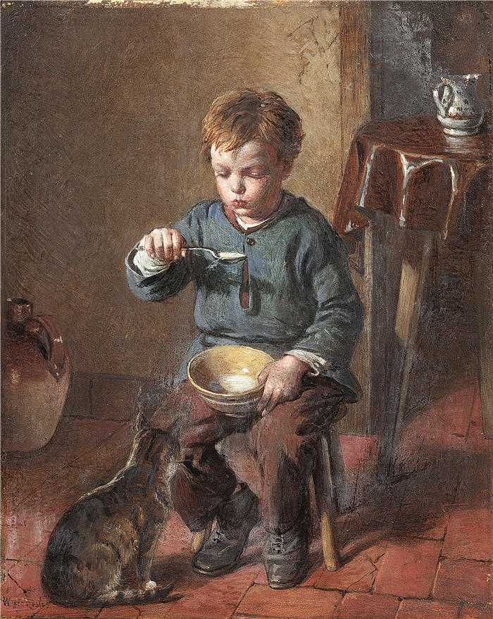 威廉·赫姆斯利（William Hemsley ，英，1817 – 1906）作品-稀饭