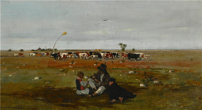斯坦尼斯瓦夫·马斯沃夫斯基(Stanisław Masłowski,波兰,1853-1926 年)-牧场 (1889)