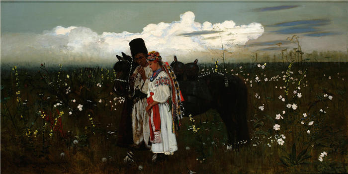 斯坦尼斯瓦夫·马斯沃夫斯基（Stanisław Masłowski，波兰，1853-1926 年）-Jarema 的杜姆卡 (1879)