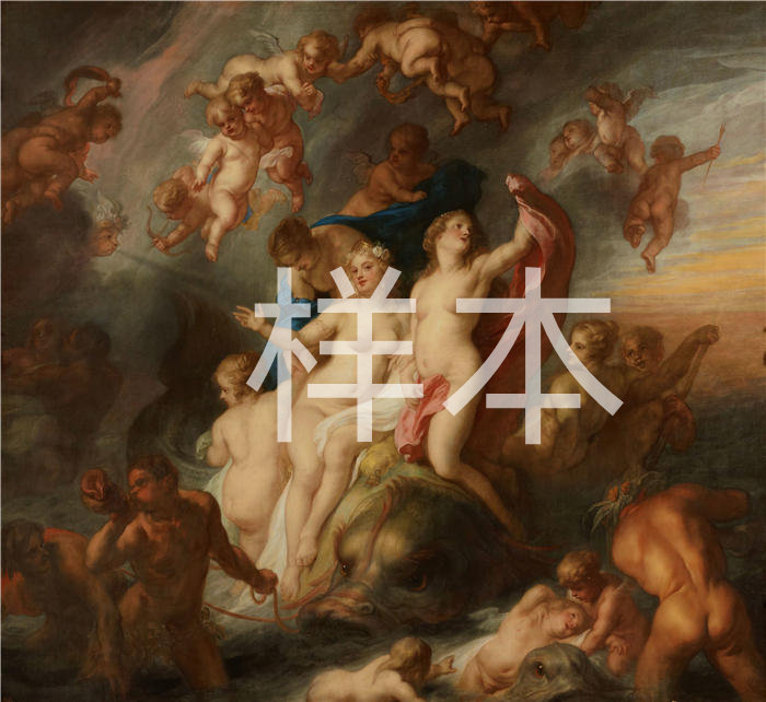 西奥多尔·范·图尔登（Theodoor van Thulden，佛兰芒画家 ）作品-加拉泰亚的胜利（1659）