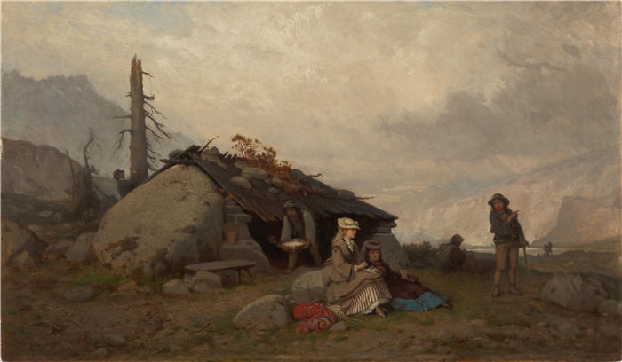 亚历山大·科西斯（Aleksander Kotsis，波兰画家）作品-塔特拉山之旅（1873 年）