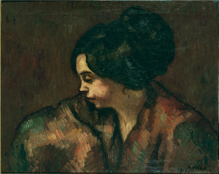 伊西德·诺内尔（Isidre Nonell ，西班牙画家）高清作品-《倦怠（1910）》