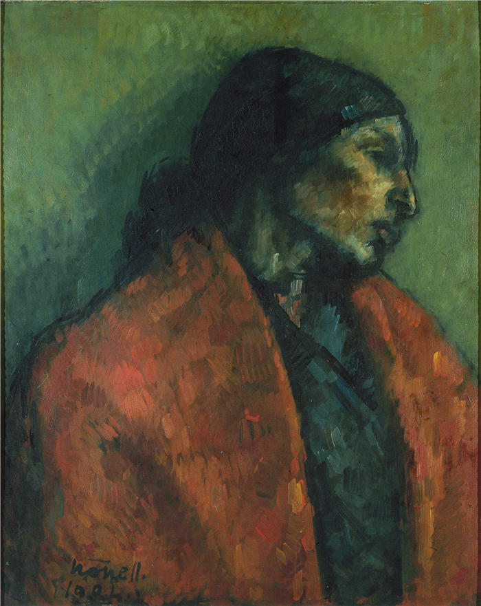 伊西德·诺内尔（Isidre Nonell ，西班牙画家）高清作品-《帕洛玛 (1904)》