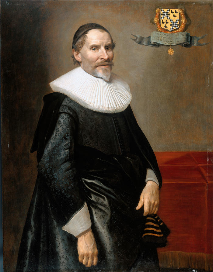 米歇尔·詹斯(Michiel Janszoon van Mierevelt,荷兰画家)高清作品-《Sommelsdijk、De Plaat 和 Spijk 领主 François van Aersse