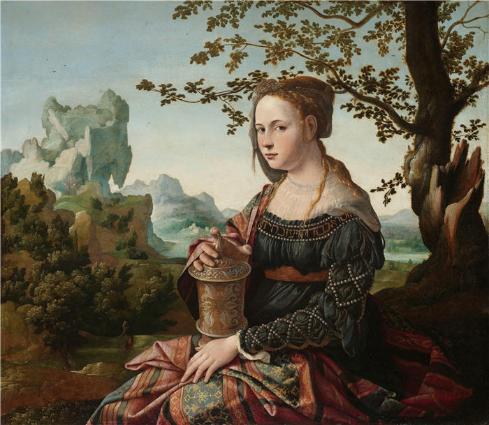 扬·范·斯柯（Jan van Scorel，荷兰画家）高清作品-抹大拉的马利亚（约 1530 年）