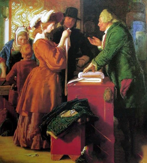 威廉・马尔雷迪作品《挑选结婚礼服》