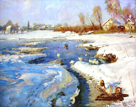 布拉达纽克作品《早上的东》