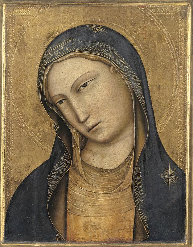 洛伦佐·莫纳克（Lorenzo Monaco，1370 – 1425，意大利画家）作品-麦当娜