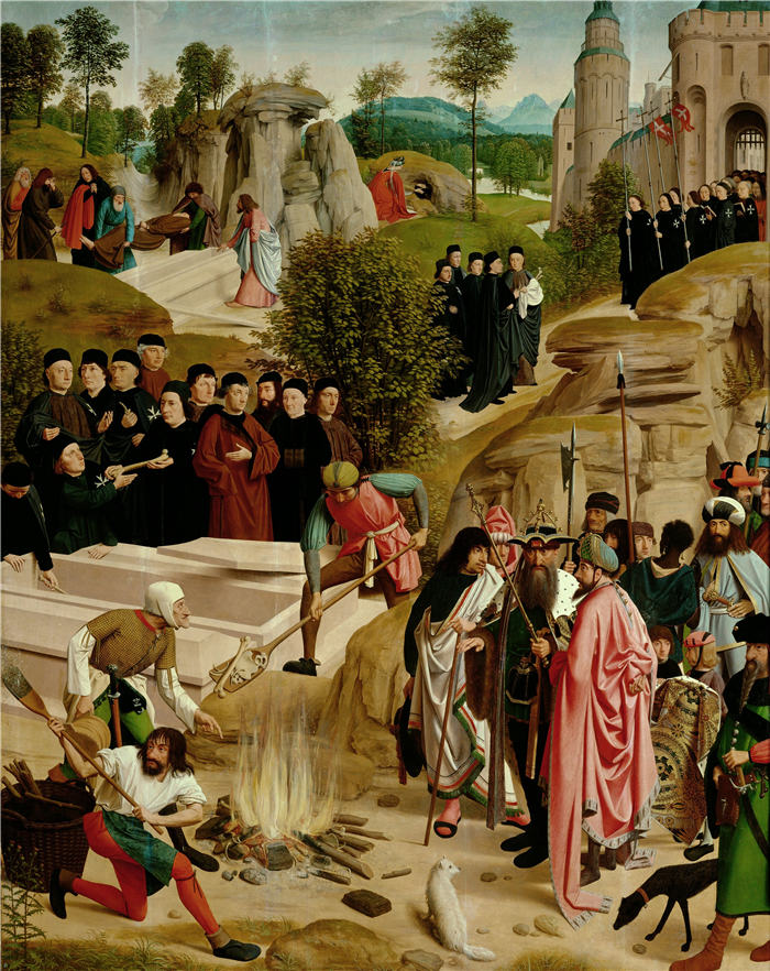 格特根·范哈勒姆（Geertgen tot Sint Jans，1465 – 1495，荷兰）作品-施洗者圣约翰的遗物传说